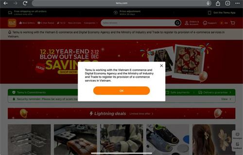 警钟敲响！越南暂停Temu与Shein运营