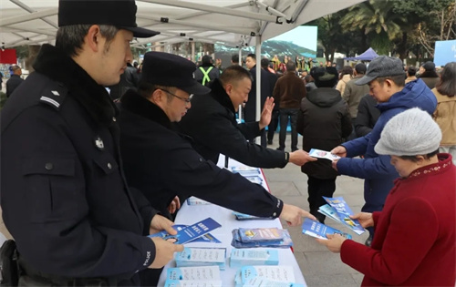 给传销画像！成都市打击传销宣传活动在温江区举行