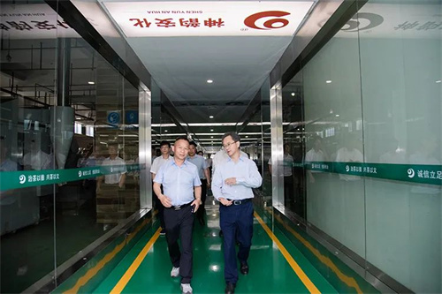 湖南省科技厅党组书记李志坚莅临理想华莱调研指导工作