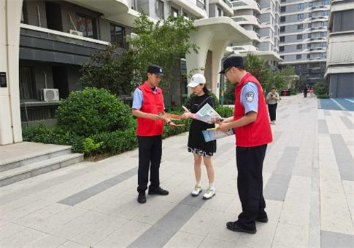 河北一社区开展“全民反传销 共筑平安网”系列宣传活动