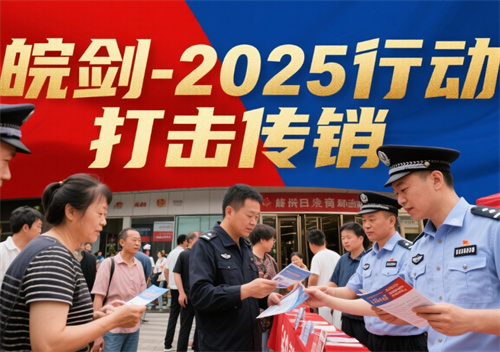 安徽六安开展打击传销“皖剑－2025”行动