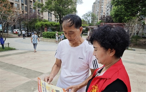 安徽凯旋社区：开展打击传销宣传 提升防范传销意识