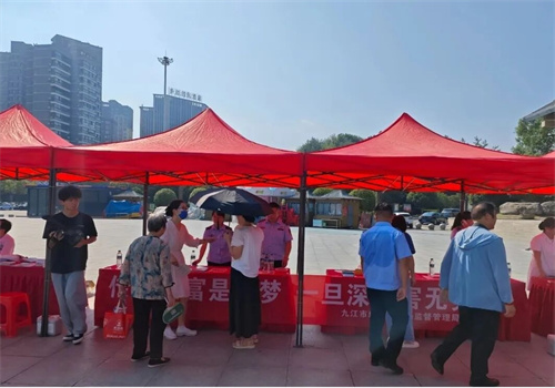 江西柴桑区市场监管局开展防范打击传销宣传月活动