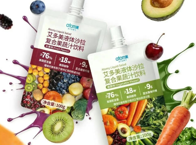 新品上市|艾多美液体沙拉复合果蔬汁饮料
